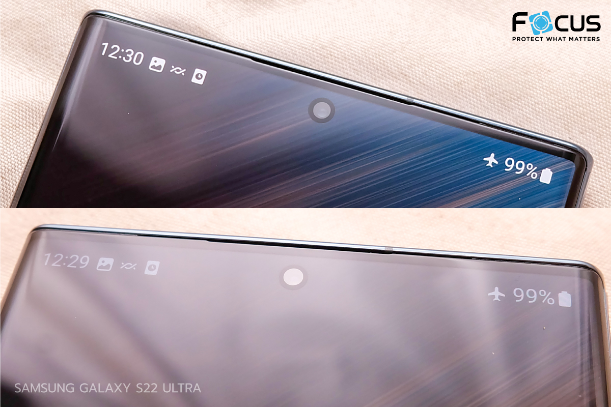 Focus-Unbox-Samsung-S22-Ultra-หน้าจอ