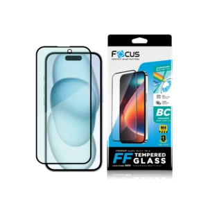 กระจกกันรอย เต็มจอ แบบถนอมสายตา ขอบสีดำ สำหรับ iPhone 12 และ iPhone 12 Pro