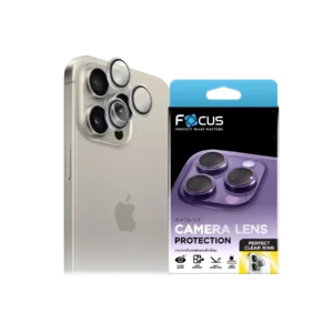กระจกกันรอยเลนส์กล้อง Focus Iron Ring สำหรับ iPhone 13 Pro / 13 Pro Max
