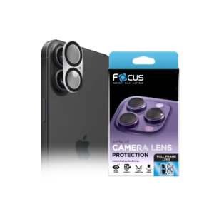 กระจกเลนส์กล้อง Focus LN CL Full Lens เคลือบเพชร สำหรับ iPhone 16 / 16 Plus