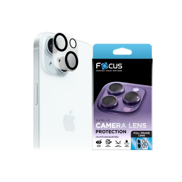 กระจกเลนส์กล้อง Focus LN UC Full Lens ใสคมชัด สำหรับ iPhone 14 / 14 Plus