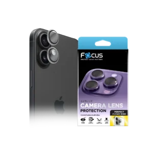 กระจกกันรอยเลนส์กล้อง Focus Perfect Clear Ring สำหรับ iPhone 16 / 16 Plus