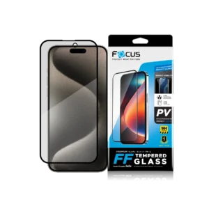 กระจกกันรอย เต็มจอ แบบกันมอง ขอบสีดำ สำหรับ iPhone 11 Pro
