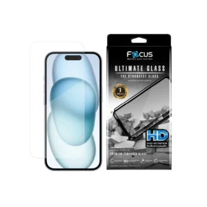 กระจกกันรอยเต็มจอ Focus แบบ Ultimate Glass สำหรับ iPhone 13 / 14