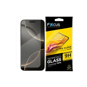 ฟิล์มกระจกเต็มจอ Focus ใสคมชัด สำหรับ iPhone 13 / 14 – ภาพคม สีไม่เพี้ยน ป้องกันรอยเต็มหน้าจอ