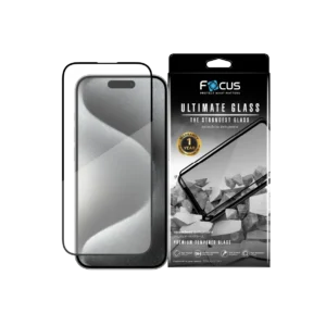 กระจกกันรอยเต็มจอ Focus แบบ Ultimate Glass สำหรับ iPhone 15
