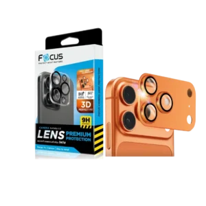 Focus Full Lens Aluminium – กระจกกันรอยเลนส์กล้องเต็มเลนส์ อะลูมิเนียม สำหรับ iPhone 17 Pro Max