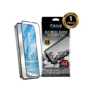 [Official][iPhone 17] Focus ฟิล์มกระจกเต็มจอ Ultimate Glass ลดแสงสะท้อน ขอบดำ แข็งแรงพิเศษ