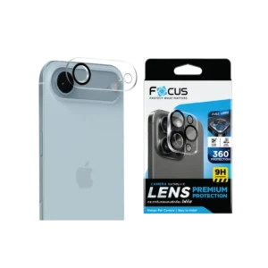 [Official][iPhone 17 Air] Focus กระจกเลนส์กล้อง แบบเต็มแผ่น ใส คมชัด