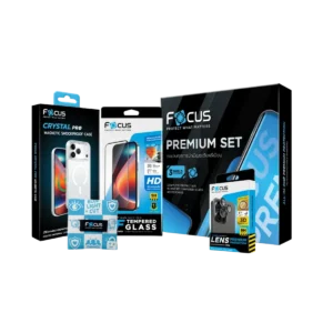 [Official][iPhone 17 Pro / Pro Max] Focus Premium Gift Set ฟิล์มกระจกเต็มจอใส ครบชุดปกป้องพรีเมียม