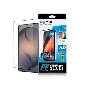 ฟิล์มกระจกกันรอย Galaxy S26 Focus ใส เต็มจอ บางพิเศษ สแกนนิ้วง่าย
