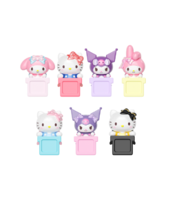 ที่เกาะมือถือ Sanrio ซานริโอ้ ลิขสิทธิ์แท้ Picocici Bow Sweetheart Lying Bean ตัวเกาะหลังมือถือ กล่องสุ่มคละลาย [ของแท้]