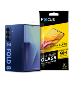 ฟิล์มกระจก Samsung Galaxy Z Fold 8 /  Fold 8 Ultra แบบใสไร้ขอบ กันรอย 9H | Focus TG UC ของแท้ [Official]