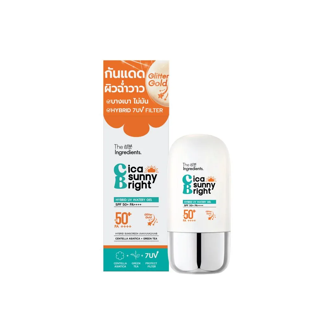 กันแดดซันนี่ ไบรท์ ไฮบริด ยูวีวอเตอรี่ เจล เอสพีเอฟ 50+ พีเอ++++ (Sunny Bright UV Watery Gel SPF50+ PA++++) ขนาด 50 กรัม